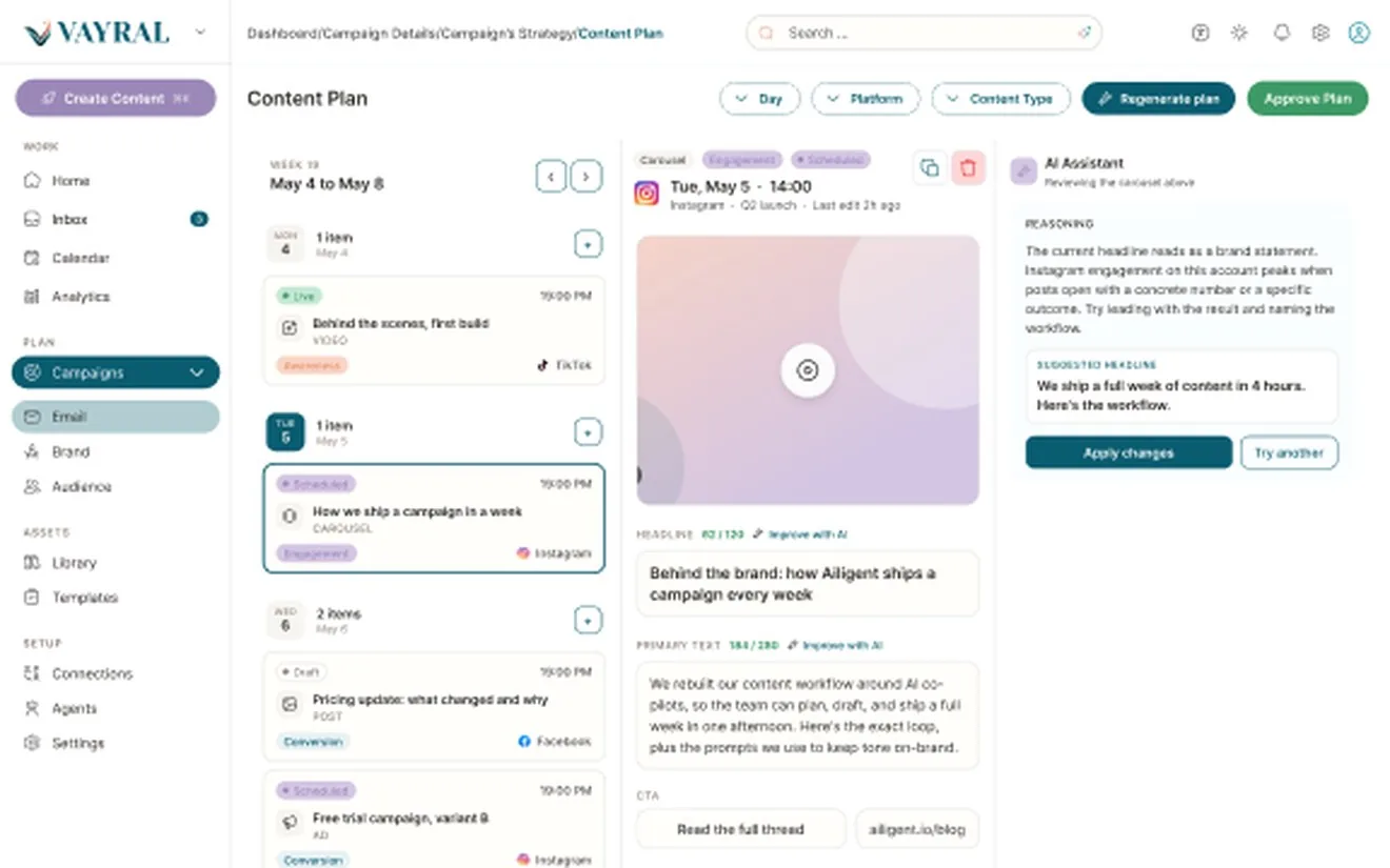 VYRAL content composer